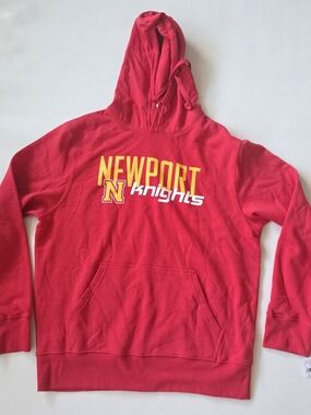 Newport Knights Red Hoodie - Graphic Pullover Size L